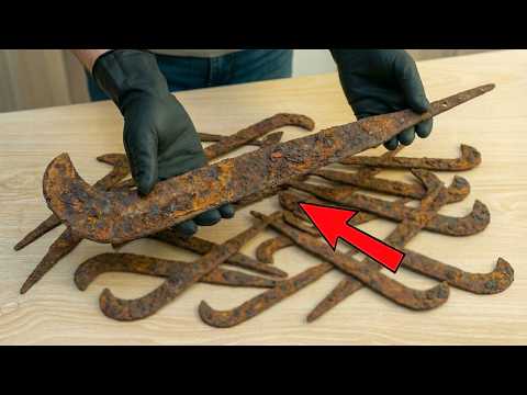 Very few people know this secret! Restoration The Rusty "NIKE" Knife & Vaseline Hack?