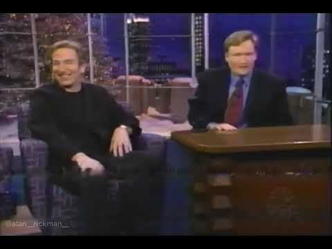 Alan Rickman in the Late night with Conan O'Brien, 21 december 1999