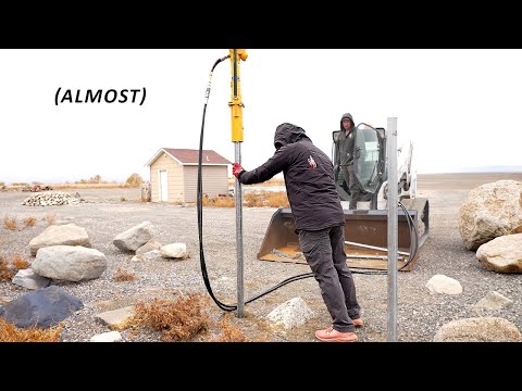 How To Pound Fence Posts In Any Ground