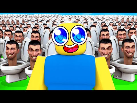 I BECAME *GENERAL* OF THE SKIBIDI TOILET ARMY IN ROBLOX (Ultimate Bathroom Battle)