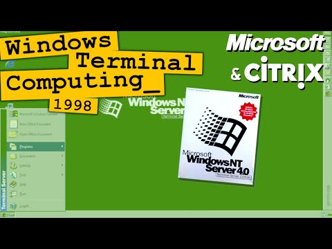 Remote Desktops in 1998: The Story of NT 4.0 Terminal Server Edition