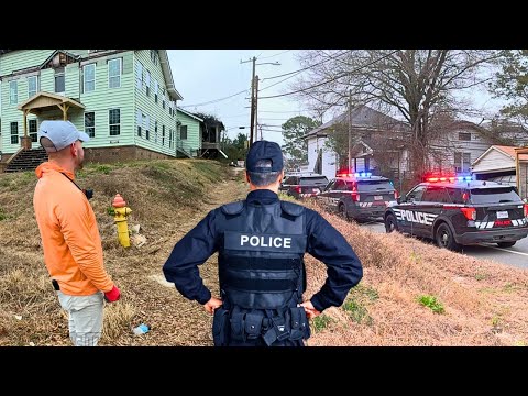 YARD turns into CRIME SCENE when SQUATTERS get REMOVED