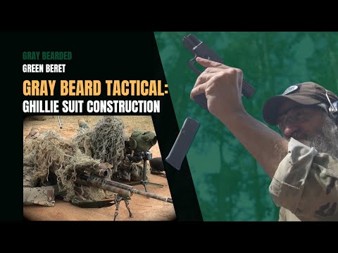 Green Beret Sniper Ghillie Suit Construction