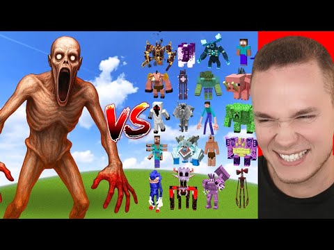 SCP-096 (Shy Guy) vs. ALLE BOSSE in Minecraft