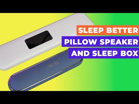 Sleep Better with These Gadgets: Pillow Speaker & Sleep Box