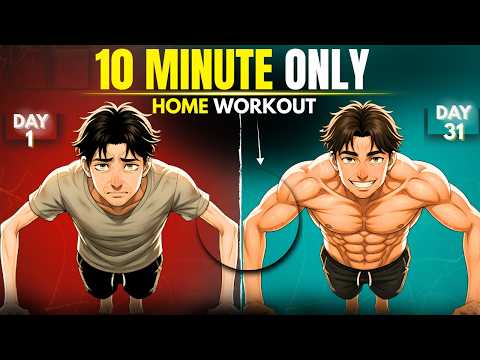Build Body at Home Fast (easy tips) | Full HOME WORKOUT PLAN for Beginners