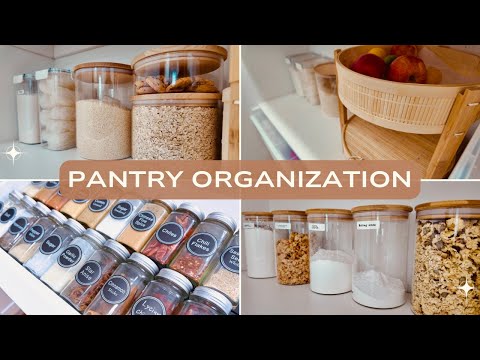 ULTIMATE PANTRY ORGANIZATION💪🏻| HOW TO ORGANIZE YOUR PANTRY | Satisfying Declutter Clean on a Budget
