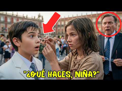 El HIJO del MILLONARIO era CIEGO… hasta que una NIÑA sacó de sus ojos algo que nadie podía imaginar