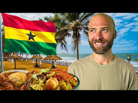 100 Hours in Ghana! 🇬🇭 Trying Fufu For The First Time!