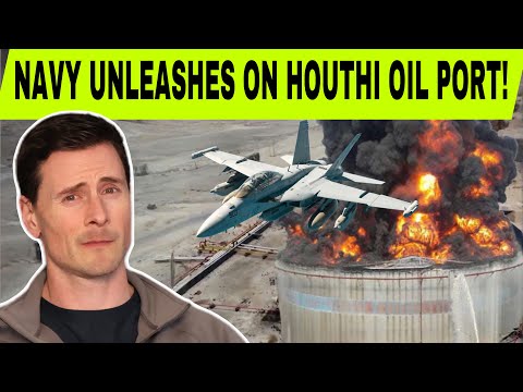 The NAVY UNLEASHED HELL on Houthi Oil Port!