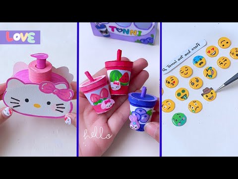 Paper craft/Easy craft ideas/ miniature craft / how to make /DIY/school project/Tonni art and craft