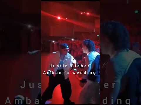 Justin Bieber and Orry  dance at Anant Ambani and Radhika sangeet ceremony #ambaniwedding #justin