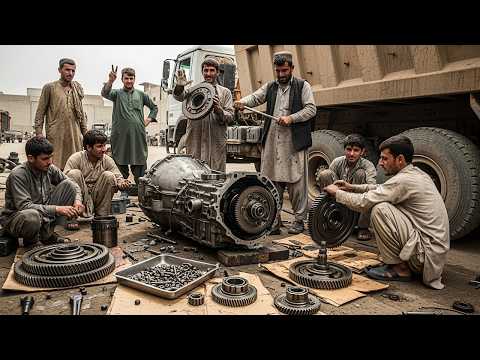 Mercedes Gearbox Restoration: The Afghan Mechanic's Struggle with Basic Tools