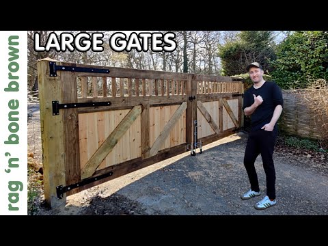 I Made Some Large Gates For A Driveway