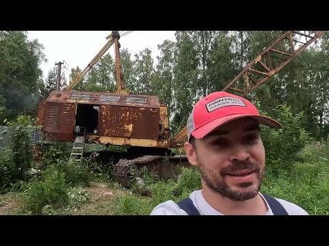 27лет без движения. Чиним двигатель крана массой 2тонны!