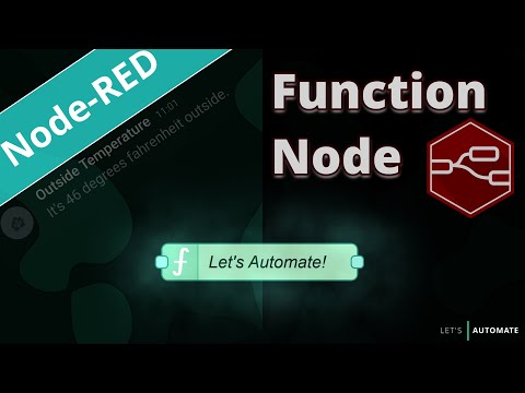 Node-RED Function Node | Tutorial