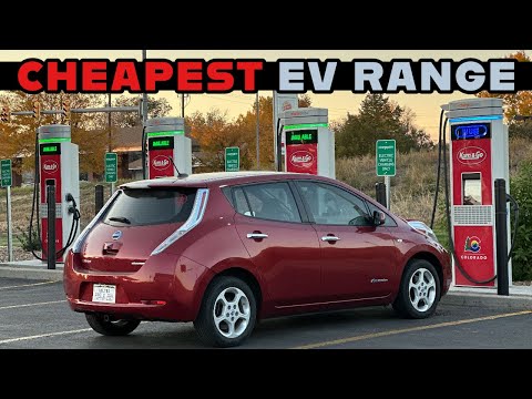 Here's How Far My Cheap Nissan LEAF Goes On A Charge! Charging & 70-MPH Range Tests