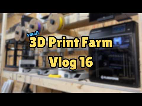 Inside my Small 3D Print Farm: I BROKE the FLSun, Printing in PETG-CF