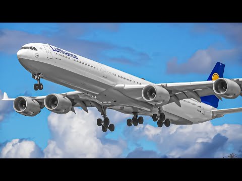 🇩🇪 400 PLANE TAKEOFFS & LANDINGS in 3 HOURS + Aircraft Identification, Munich Airport Plane Spotting