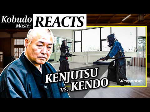 Why Kenjutsu is Useless Against Kendo | Kobudo Master Reacts to "KENJUTSU vs KENDO"