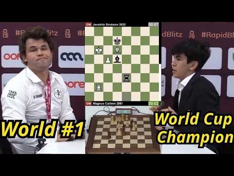 Epic Battle: Magnus Carlsen vs Sindarov | World No. 1 vs World Cup Champion | World Blitz 2025