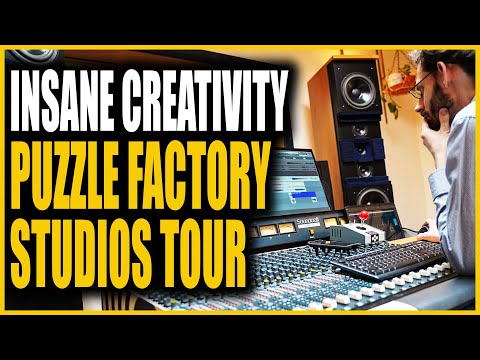 This Studio Will Blow Your Mind – Built from Scratch by One Man! - Puzzle Factory Tour