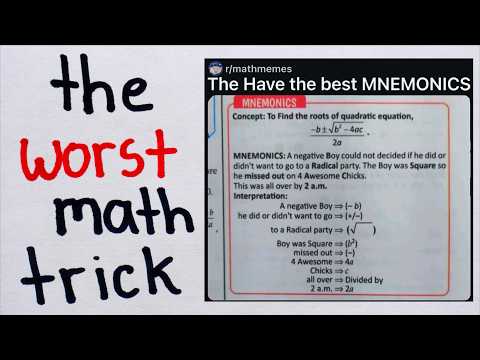 The Most Useless High School Math Trick?