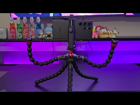 Unboxing Neewer T91 Flexible Tripod with two Magic Arms.