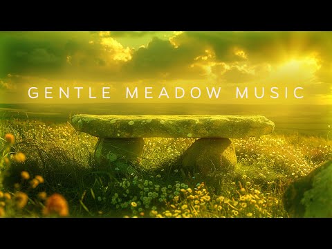 8 Hours: Sunset Meadow Relaxation Music: Heals Stress & Anxiety | Deep Sleep Forest Meditation Music