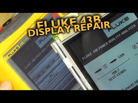 Fluke 43B LCD repair