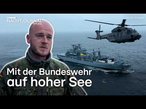 Üben für den Kriegsfall: So trainiert die Bundeswehr auf See | RTL Nachtjournal