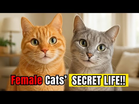8 Unique Secret Habits of Female Cats!