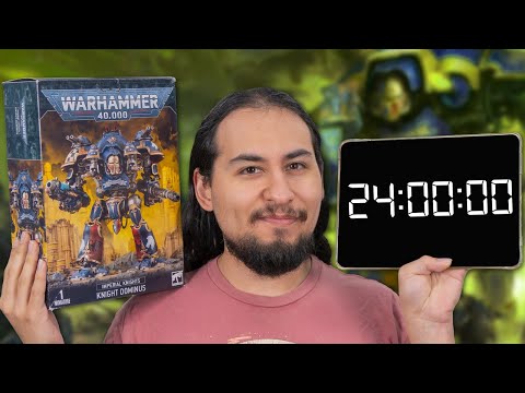Can I COMPLETE the WEIRDEST 40k Knight in 24 Hours?