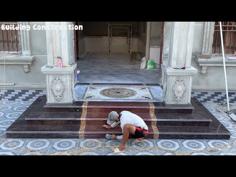 Construction Techniques Install The Most Accurate Beautiful Granite Patio Steps