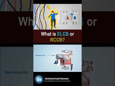 What is ELCB or RCCB? #electrical #elcb #rccb
