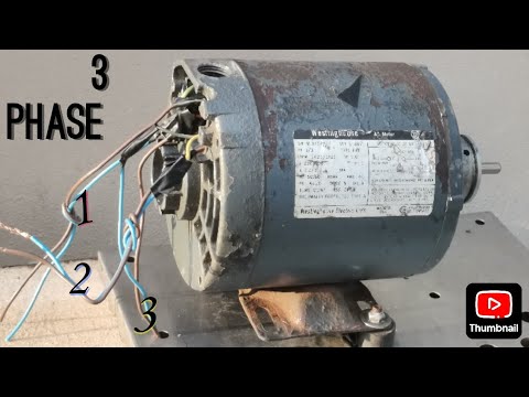 How to make high voltage generator #how to make three phase generator #induction motor to generator