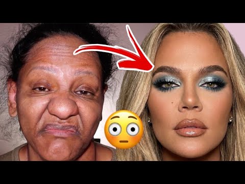 Khloé Kardashian Makeup Transformation😱🔥🔥 #makeuptutorial