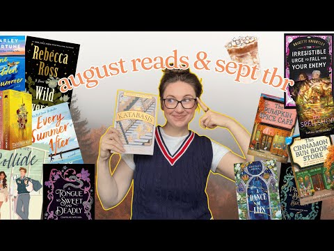 my august books were iconic + my fall vibes september tbr list | *no spoilers*