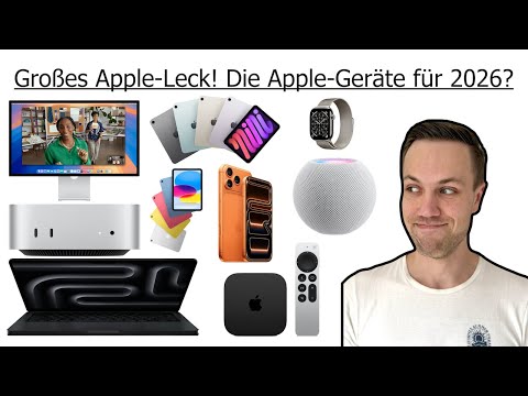 Großes Leck bei Apple! Sind das die Apple Produkte für 2026?