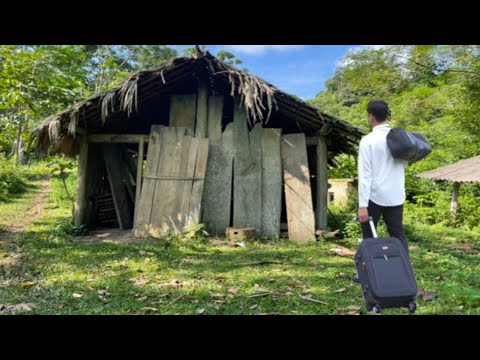 Leaving the city for the forest, they transformed an abandoned house into a luxury villa in 3 months