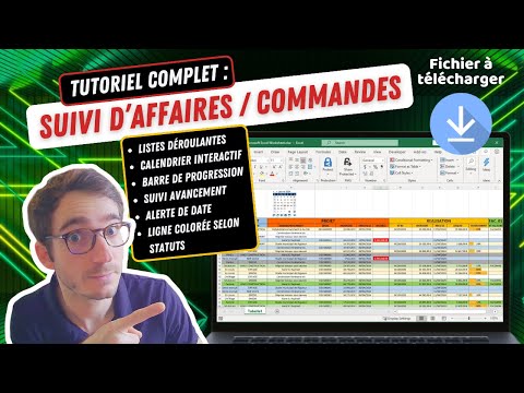 TUTO COMPLET 🎓: créer un  tableau de suivi Excel INTERACTIF en 40 minutes ⏱️ (fichier à télécharger)