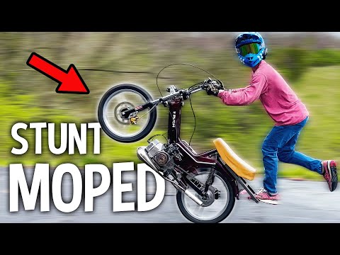 My New Stunt Moped Build Is Insane!