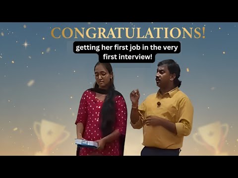 First Interview Success Story | How to Get a Job in the First Attempt!
