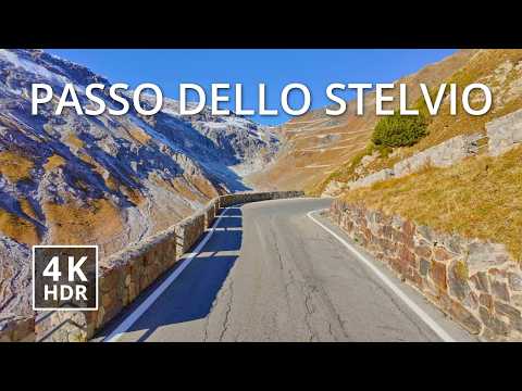 🇮🇹 Stelvio Pass Fall Colors Scenic Drive in the Italian Alps
