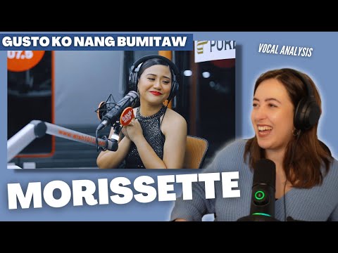 MORISSETTE Gusto Ko Nang Bumitaw LIVE on Wish 107.5 Bus | Vocal Coach Reacts (& Analysis)