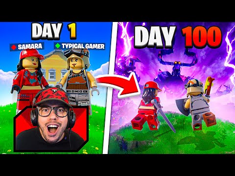 We Tried to DEFEAT The LEGO Fortnite STORM KING!