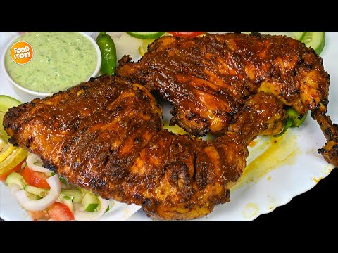 The BEST Tandoori Chicken Recipe without OVEN, Smoky, Spicy & Juicy Tandoori Chicken Recipe