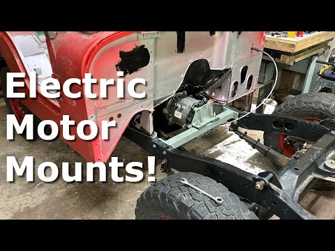Finally, Actually, Really putting an electric motor in my Jeep.  (CJ5 Rebuild part 18)