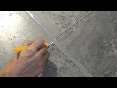 Tips for PERFECT TILE GROUTING! Grout without mess and rags