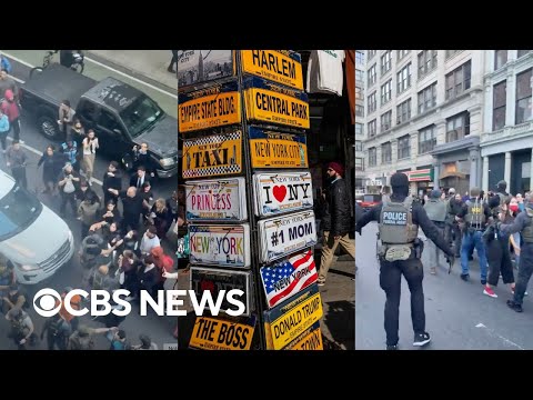 Videos show New Yorkers clashing with federal agents over ICE raid